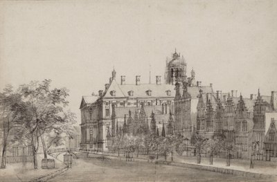 Nieuwezijds Voorburgwal, Amsterdam von Jan Abrahamsz. Beerstraten